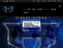 Tablet Screenshot of hebronfootball.com